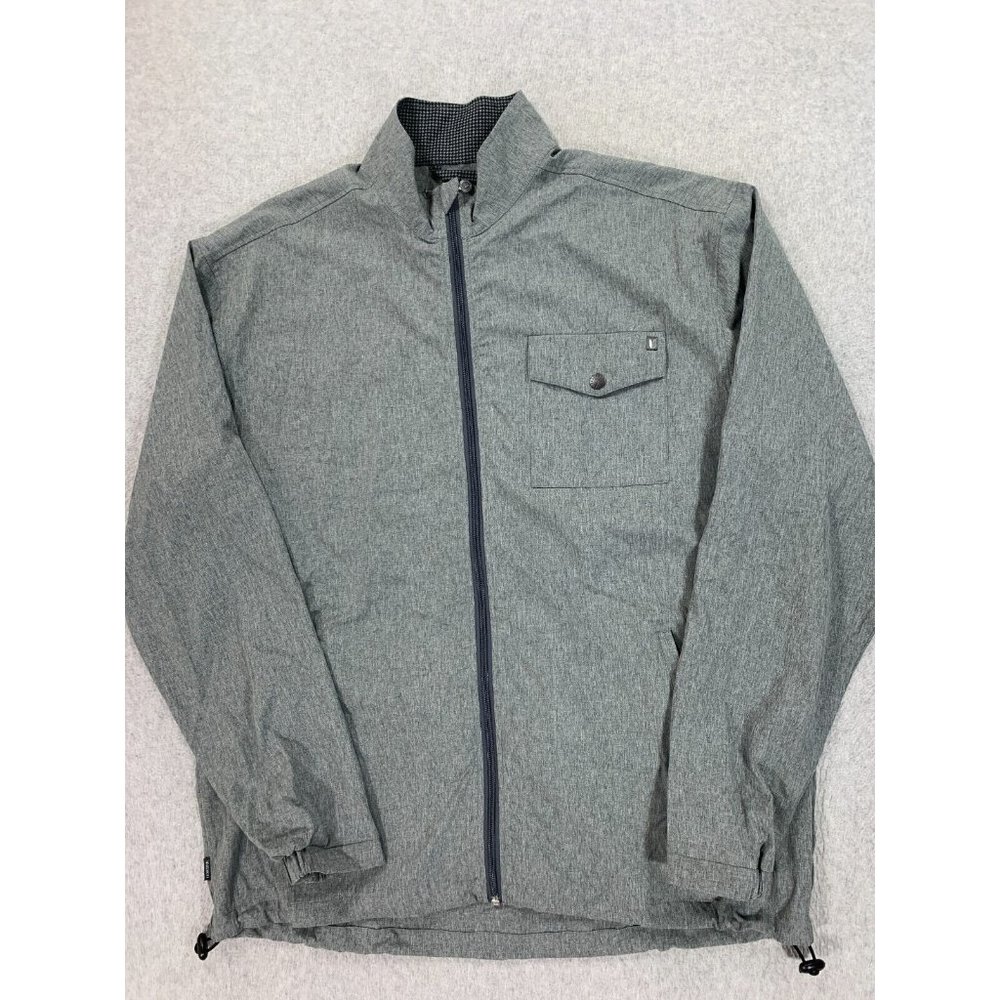 Linksoul Light Weight‎ Polyester Spandex Golf Jacket (Men's Large) Gray